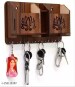 Rmstyle Jaipur Print Hub Key holder for home Décor, kitchen and office key holder,wooden key holder-Pack Of 6