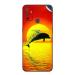 GADGETSWRAP Printed Vinyl Skin Sticker for OnePlus Nord N100 - Yellow Sun Dolphin