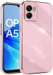 Mintak Oppo A57 2022 Pink Silicon 3D 360 Degree Protection Mobile Back Cover