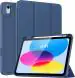ProElite Smart Case for iPad 10th Generation 10.9 inch 2022 [Auto Sleep/Wake Cover] [Pencil Holder] [Soft Flexible Case] Recoil Series - Dark Blue