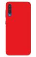 MobiEra Samsung Galaxy A50 Plain Red Design Plastic Hard Case Cover