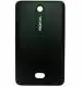 Imbi Black Fiber Back Panel For Nokia Asha 501
