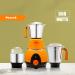 CERAnuj Mixer Grinder 550 Watts Mixer Grinder (3 Jars, Orange)