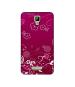 Casotec Pink Bulk Design Printed Silicon Soft TPU Back Case Cover for Gionee P7