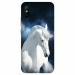 Voleano back cover for Redmi 9A, White, Horse, Rearing, sky, Ghoda, cases cover