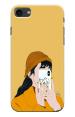 MobiEra Apple iPhone 8 Multicolor Selfie Girl Design Plastic Hard Case Cover