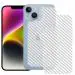 iPhone 14 Back Screen Protector by eZell, 3D Back Skin Carbon Fiber Ultra-Thin Protective Film (2 Packs) Transparent Back Cover for iPhone 14