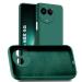 Fashionury Back Cover Case for Realme Narzo 60X 5G | Matte Soft Silicon Flexible | Camera Bump Protection | All Side Shock Proof Rubberised Back Case Cover for REALME NARZO 60X 5G (Green)