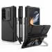 Star Craftune Nillkin Samsung Galaxy Z Fold 4 Case with S Pen Holder, Cam Shield Pro for Samsung Galaxy Z Fold 4 Case with Kickstand with Hinge Protection Slide Camera Cover, Case for Samsung Z Fold4(Black)