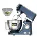 Inalsa Professional CuisinMix with 5L SS Bowl|Digital Display Panel, 8 Speed Control 1400 W Stand Mixer (Blue/Silver)