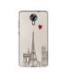 Casotec Paris Red Heart Design Printed Silicon Soft TPU Back Case Cover for Micromax Canvas Xpress 2 E313