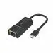 Portronics Mport 45C Type-C Ethernet LAN Adapter Type-C to LAN RJ 45 with 1000 MBPS, Fast Speed(Black)