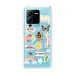 Emble Label Good Vibes Soft Silicone Case For Vivo V25 Pro ( TPU | Soft , Vivo V25 Pro | Multicolor )