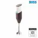 BOSS Big Boss Portable Hand Blender | Powerful 275 W Motor | 5 Years Warranty* First in India | Variable Speed Control | ISI-Marked, Twin Brown