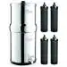 RAMA Gravity Water Filter, 32 Litre Storage with 4 Nos of Carbon Candles and Stainless Steel Tap