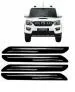 Gee Cee Black Pvc Car Bumper Protector Guard For Mahindra Scorpio N-Line (Set Of 4)