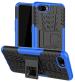 Accessories Kart Realme A1K Blue Plastic, Polycarbonate Shockproof Kickstand Back Case Cover