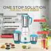 Hawkston Blend Master Treo 100% Hybrid Copper Motor Super Smart Turbo 550 Mixer Grinder HK 1 750 Mixer Grinder (3 Jars, Multicolor)