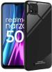 Cowboy Realme Narzo 50I, Rmx3231 Black Rubber, Polycarbonate, Glass, Silicon Dual Protection Back Cover