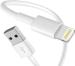 Mak White Copper Usb To Lightning Cable For Fast Charging Compatible With Iphone, Ipod And More, White, One Cable, 1 M