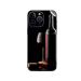 GADGETSWRAP Printed Vinyl Skin Sticker for Apple iPhone 14 Pro - Red Wine Glass