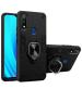 UNILORD Realme 3 Pro Black Polycarbonate 360 Protection Ring Holder Stand Case D5 Tough Armor Bumper Back Cover