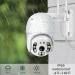 PROUNIC ICSEE Dual Antenna PTZ WiFi Enabled Wireless CCTV Security Camera with Coloured Night Vision