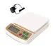 ShopiMoz Electronic Kitchen Digital Weighing Scale (with adapter), White
