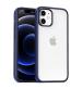 Golden Sands [Simply Clear] for Apple iPhone 12 Back Cover Drop Tested Anti Scratch Slim Shockproof Hybrid TPU Transparent Case for iPhone 12, Blue