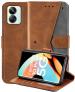 Autofocus Faux Leather Back Case Flip Cover for realme 10 Pro Plus 5G with ID Card Slot | Foldable Stand | 2 Card Slot | 1 Cash Slot | Magnetic Closure - Executive Brown, 21504