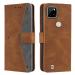 Autofocus Faux Leather Back Case Flip Cover for Realme C25_Y with ID Card Slot | Foldable Stand | 2 Card Slot | 1 Cash Slot | Magnetic Closure - Executive Brown, 21270