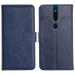 Genron Oppo F11 Pro Flip Cover Case | 360 Protection | Inbuilt Stand & Pockets | Wallet Style Leather Flip Back Cover Case for Oppo F11 Pro (Blue)