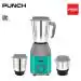 PRIDE Punch 550W Mixer Grinder with 3 Jars, Green & Grey | 1 Year Warranty |