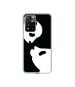 Casotec Panda Drawing Design Printed Silicon Soft TPU Back Case Cover for Mi 11i Hypercharge 5G / Mi 11i 5G