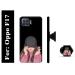 BUDDHU Girl Printed Hard Back Case Cover with Mobile Holder, Pop holder, Pop socket for Oppo F17