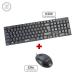 zebion K200 Keyboard + Elfin Mouse Wired USB Desktop Keyboard (Black)