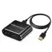 Microware HDMI to HDMI with Audio and Optical Toslink SPDIF and 3.5mm Stereo Audio Adapter for PS4