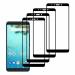 Kite Digital Infinix Note 5 (Black) Tempered Glass Screen Protector with Edge to Edge Coverage and Easy Installation Kit (Pack of 4)
