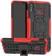 RUNICHA Back Cover for Relme 3 Pro (Red, Grip Case, Pack of: 1)