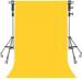 Cam Cart Photography Studio Backdrop for Event Shoot and Vedio Recording (10 X 10 ft , Yellow)