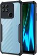 AmericHome Realme Narzo 50A Black, Transparent Rubber Dual Protection Mobile Back Cover