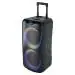Artis BT600 Wireless Bluetooth Trolley Speaker with 7 Colours LED Lights, 2 Wireless Mic, Remote Control, FM Radio & Aux in/USB/TF Card Reader Input (80W RMS Output)