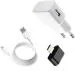 Badger Wall Charger Accessory Combo for Vivo Y91i, Vivo Y93, Vivo V9 Youth, Vivo Y81 with Data Transfer & Fast Charging Cable (White, Black)