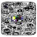 Wrap Craft Fancy Sticker Printed Multicolor Back Skin High Quality Premium Protected Mobile Skin For Apple Iphone-11 Multi Colour Stickers Vinyl Material 100% Removable (APPLE IPHONE-11-01 )