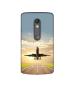 Casotec Airplane Design Printed Silicon Soft TPU Back Case Cover for Motorola Moto X Play