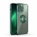 Clickaway Apple Iphone 11 Pro Max Premium HD New Electroplated Logo View Series Anti Yellow Case Camera Protection (Green)