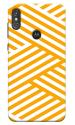 MobiEra Moto One Power Zip Zap Orange Pattern Plastic Designer Printed Hard Case Cover
