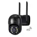 ApnaCam 4G Sim Supported Black PTZ Live View 2-Way Audio Color Night Vision Security Camera (1 Channel)