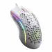 Redragon White Storm Lightweight Rgb Usb Gaming Mouse With 85g Ultralight Honeycomb Shell