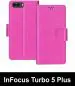 Sbms Infocus Turbo 5 Plus Pink Artificial Leather Shock Proof Flip Cover
